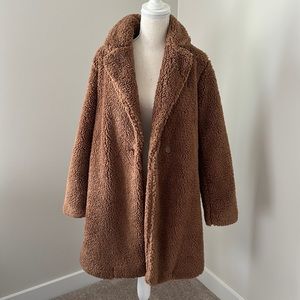 Camel Teddy Coat
